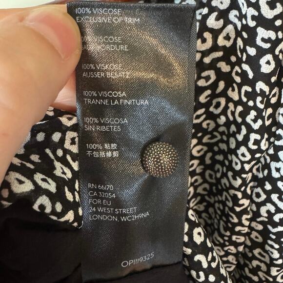 MAEVE BY ANTHROPOLOGIE Carolyn Faux Wrap Dress Cheetah Print Sz 3X $148 MSRP EUC - Picture 6 of 8